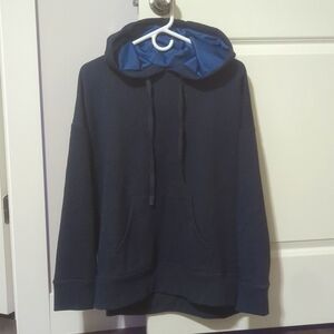 Dark blue, soft hoodie